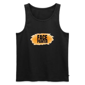 Face Painter et Face Painting - Débardeur bio Premium Homme - noir - Devant - Michal (187cm)