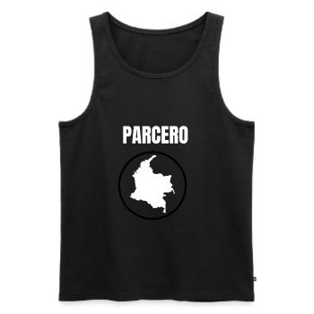Parcero Colombia Colombian Cartagena Medellin And - Männer Premium Bio Tank Top - Schwarz - Vorne - AI Model Male 178 light (178cm)