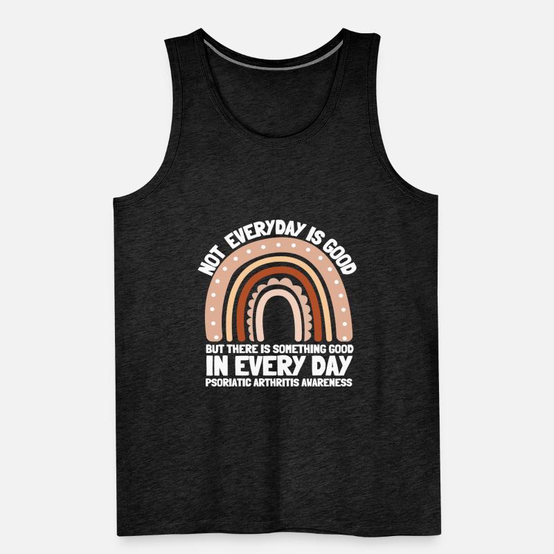 Psoriatic Arthritis Warrior & Chronic PSA Men's Premium Organic Tank Top