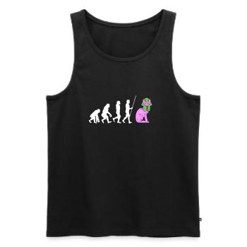 Sphynx Mom Cat Hairless Cat Owner - Männer Premium Bio Tank Top - Schwarz - Vorne - AI Model Male 178 light (178cm)
