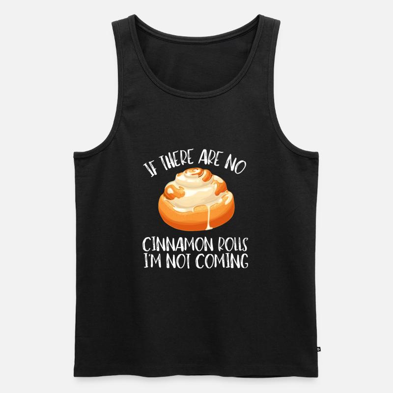 Cinnamon Roll And Cinnamon Buns - Männer Premium Bio Tank Top - Schwarz
