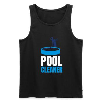 Pool Guy Maintenance And Swimming Pool Cleaner - Männer Premium Bio Tank Top - Schwarz - Vorne - Michal (187cm)