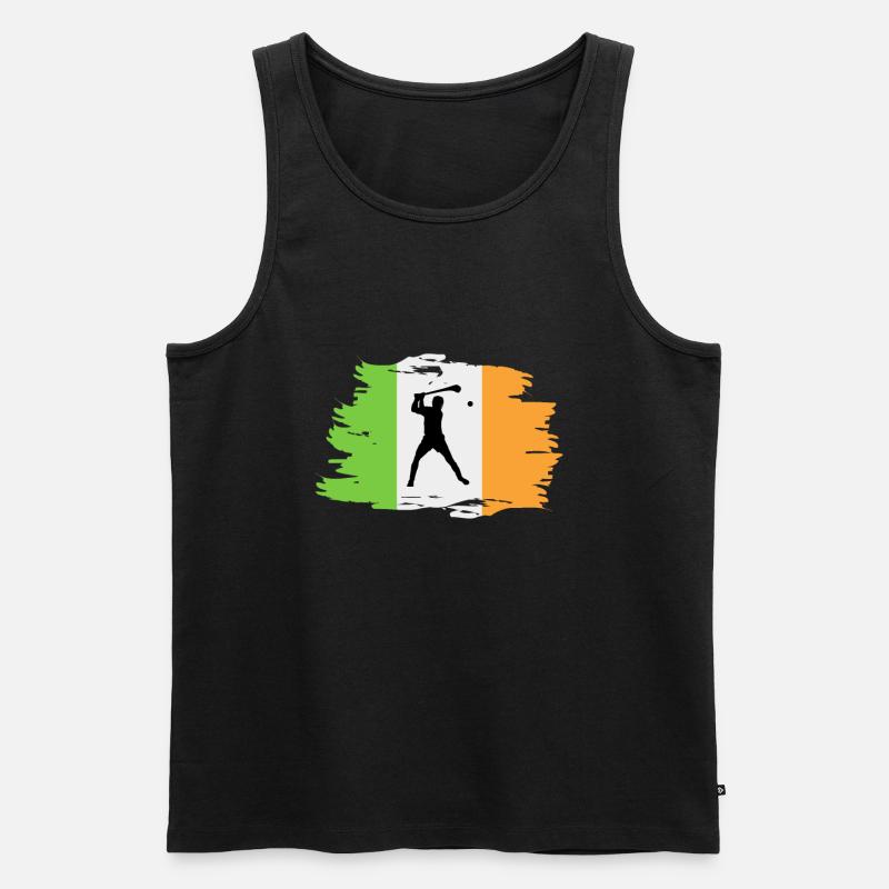 Irish Dublin Hurling - Männer Premium Bio Tank Top - Schwarz
