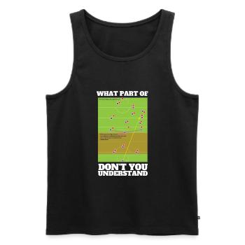 Irish Dublin Hurling - Männer Premium Bio Tank Top - Schwarz - Vorne - Michal (187cm)