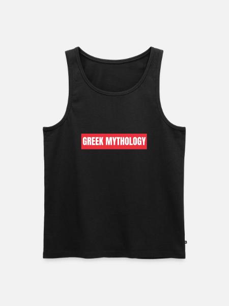 Greek Mythology Gods Ancient Greece - Men's Premium Organic Tank Top - black