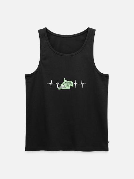 Argentina Flag Rio Negro - Men's Premium Organic Tank Top - black