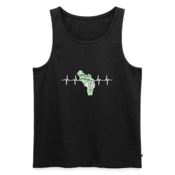 Argentine Flag La Rioja - Débardeur bio Premium Homme - noir - Devant - Michal (187cm)