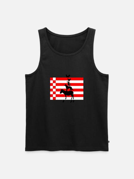 Bremen Town Musicians - Men's Premium Organic Tank Top - black