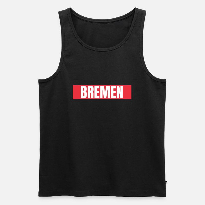 Bremen Town Musicians - Männer Premium Bio Tank Top - Schwarz