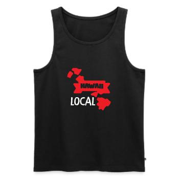 Waikiki Honolulu Island - Men's Premium Organic Tank Top - black - Front - Michal (187cm)
