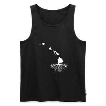Waikiki Honolulu Island - Men's Premium Organic Tank Top - black - Front - Michal (187cm)