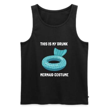 Summer Float Trip River Tube Tubing - Men's Premium Organic Tank Top - black - Front - Michal (187cm)