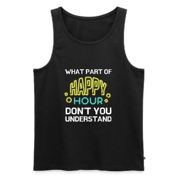 Funny Drinking - You look like I need another beer - Männer Premium Bio Tank Top - Schwarz - Vorne - Michal (187cm)
