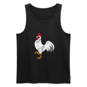 tap - Men's Premium Organic Tank Top - black - Front - AI Model Male 178 light (178cm)
