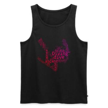 Scuba Diver Scuba Diver Scuba Diver Diving - Men's Premium Organic Tank Top - black - Front - Michal (187cm)