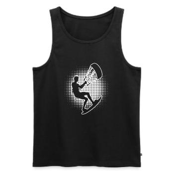 Kitesurf Kiten Kitesurfer Kite Kite Kitesurfing - Men's Premium Organic Tank Top - black - Front - Michal (187cm)