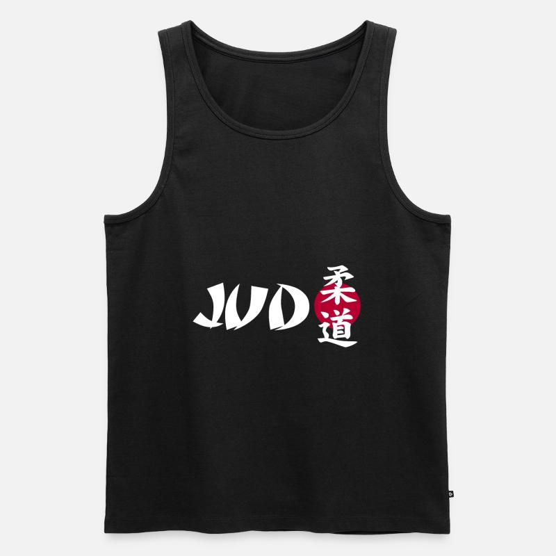 Judo - Männer Premium Bio Tank Top - Schwarz
