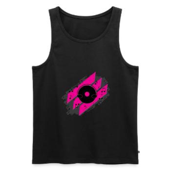 Music Music Musician Music School Musicer DJ - Men's Premium Organic Tank Top - black - Front - Michal (187cm)