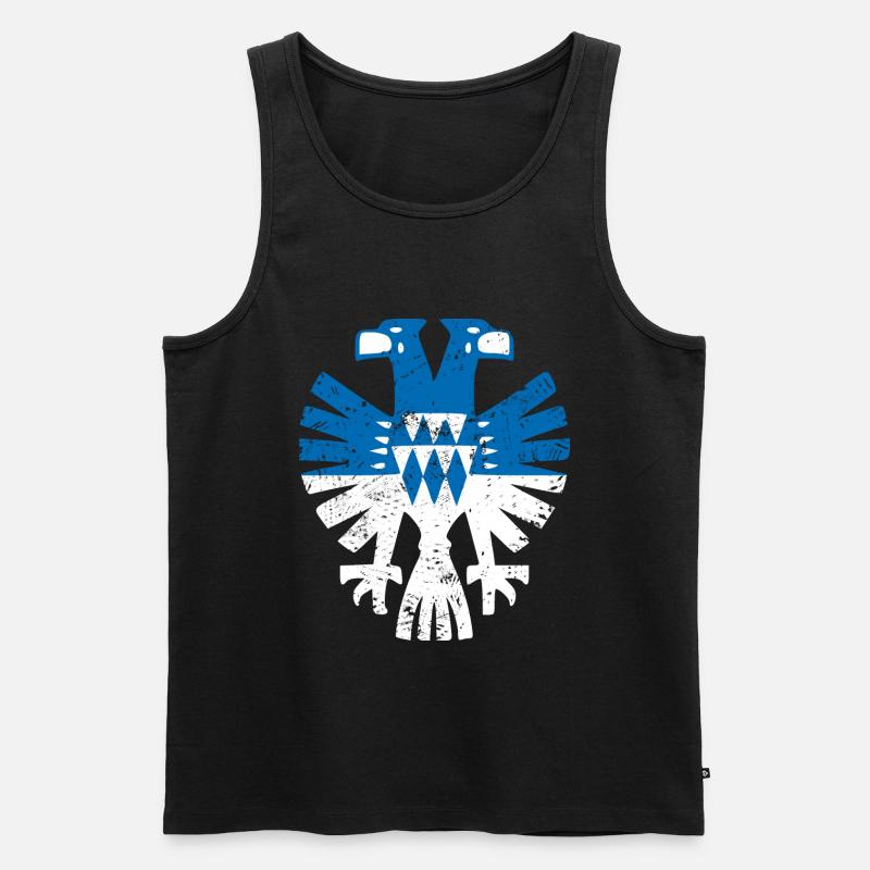 Arnhem Adler - Männer Premium Bio Tank Top - Schwarz