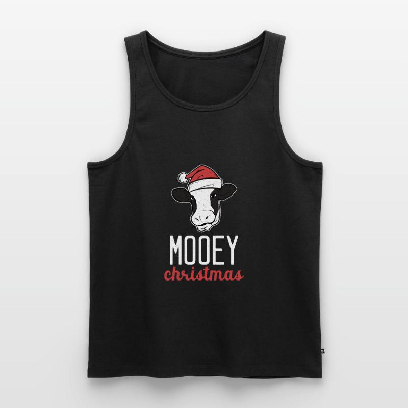 Kuh Weihnachtskostüm Männer Premium Bio Tank Top