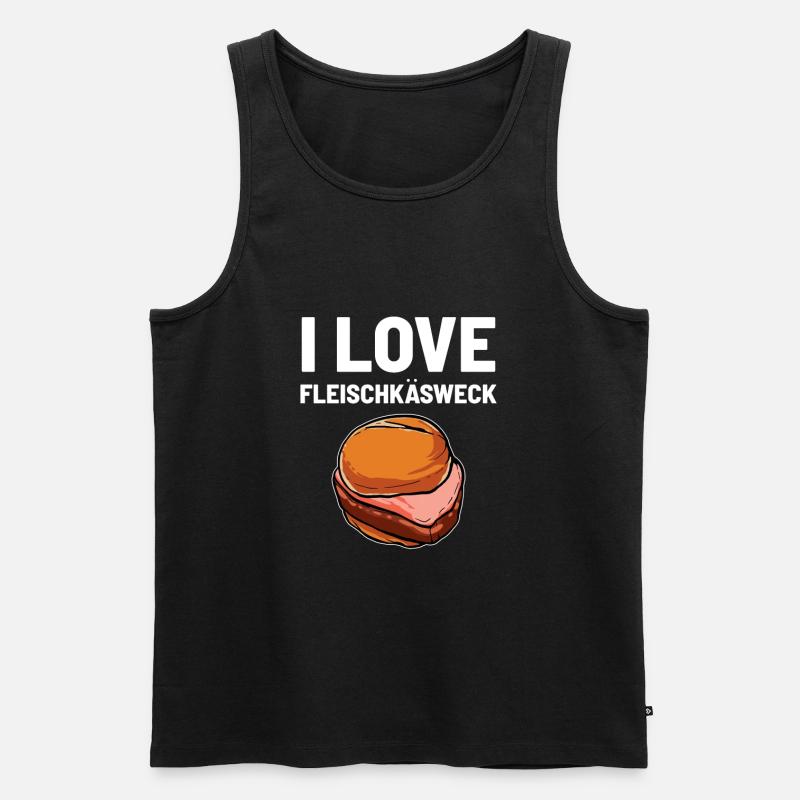 Meatloaf Cheese Roll - Männer Premium Bio Tank Top - Schwarz
