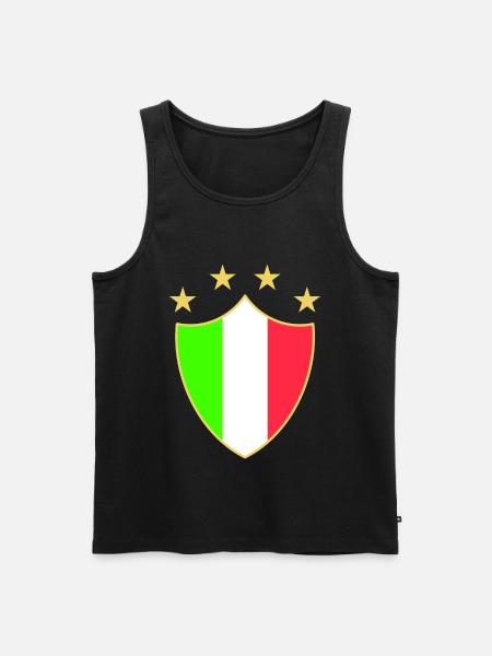 Italia fun - Men's Premium Organic Tank Top - black