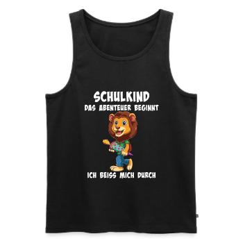 Einschlung - Männer Premium Bio Tank Top - Schwarz - Vorne - Michal (187cm)