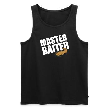 Master Baiter - Wels Catfish Angler Fischen Angeln - Männer Premium Bio Tank Top - Schwarz - Vorne - Michal (187cm)