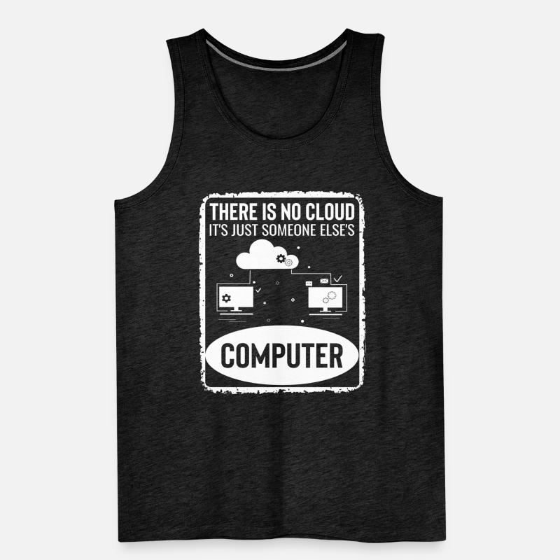 Cloud Computing Informatik Tech Männer Premium Bio Tank Top