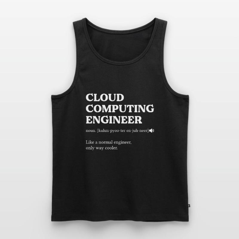 Cloud Computing Engineer Definition Computer Männer Premium Bio Tank Top