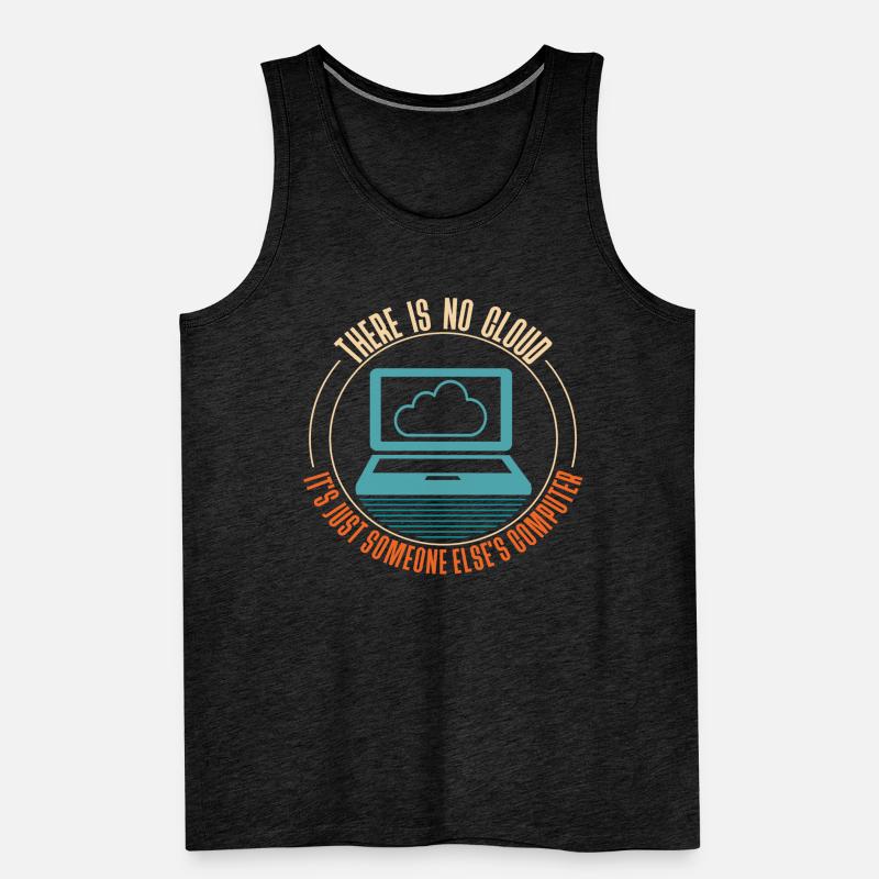 Cloud Computing Informatik Programmierung Männer Premium Bio Tank Top