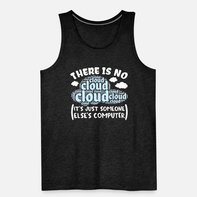 Cloud Computing Informatik Programmierung Dev Männer Premium Bio Tank Top