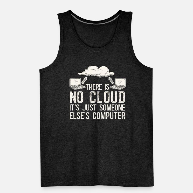 Cloud Computing Informatik Programmierung Dev Männer Premium Bio Tank Top