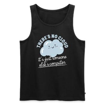 Cloud Computing Informatik Programmierung Dev - Männer Premium Bio Tank Top - Schwarz - Vorne - AI Model Male 178 light (178cm)