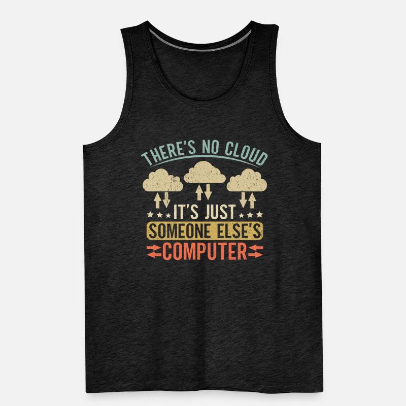 Cloud Computing Informatik Programmierung Dev Männer Premium Bio Tank Top