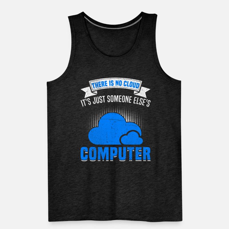 Cloud Computing Informatik Programmierung Dev Männer Premium Bio Tank Top