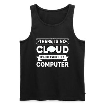 Cloud Computing Informatik Programmierung Dev - Männer Premium Bio Tank Top - Schwarz - Vorne - AI Model Male 178 light (178cm)