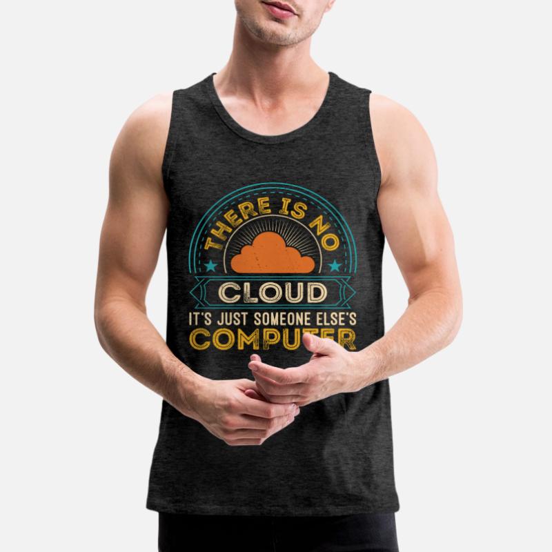 Cloud Computing Informatik Programmierung Dev Männer Premium Bio Tank Top