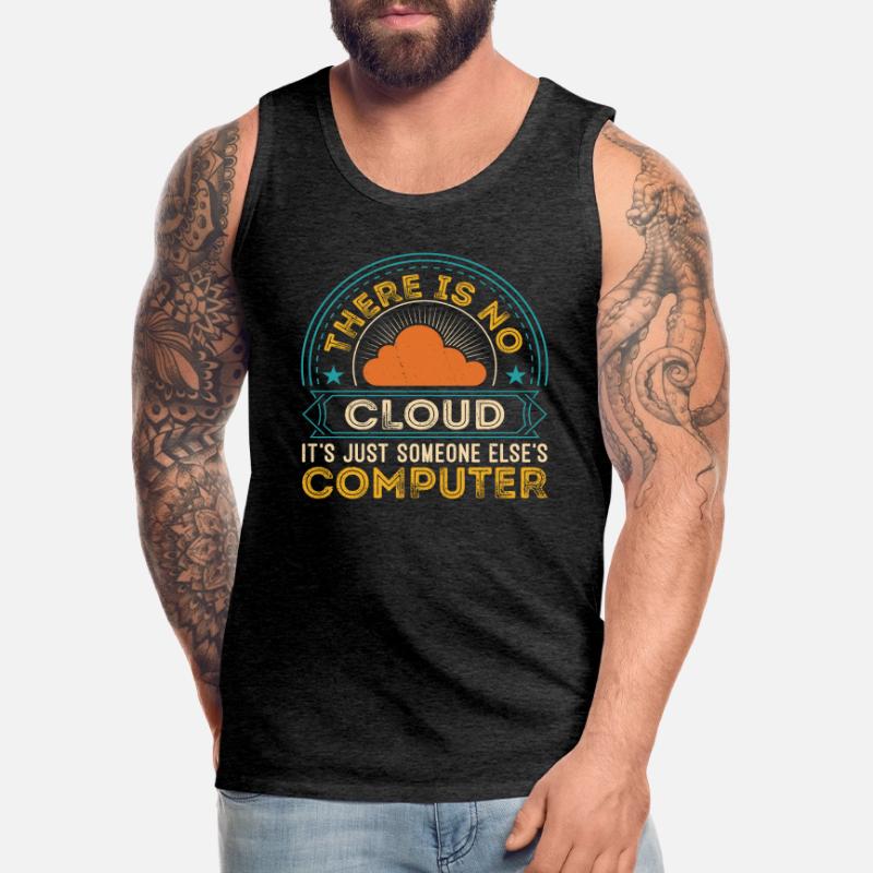 Cloud Computing Informatik Programmierung Dev Männer Premium Bio Tank Top