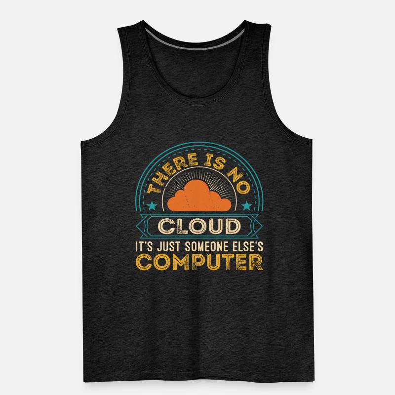 Cloud Computing Informatik Programmierung Dev Männer Premium Bio Tank Top