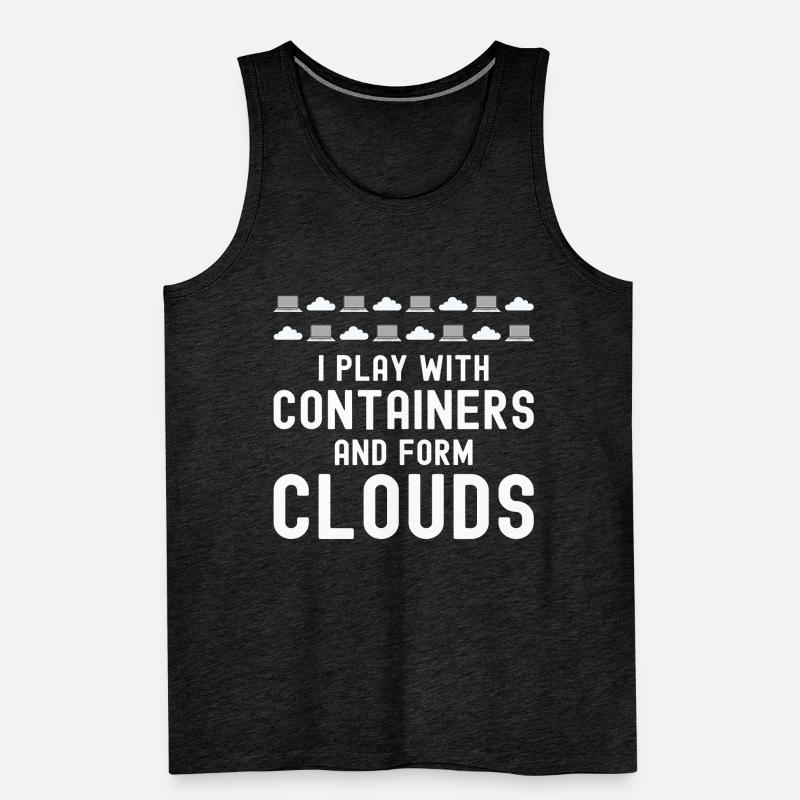 Cloud Computing Informatik Programmierung Dev Männer Premium Bio Tank Top