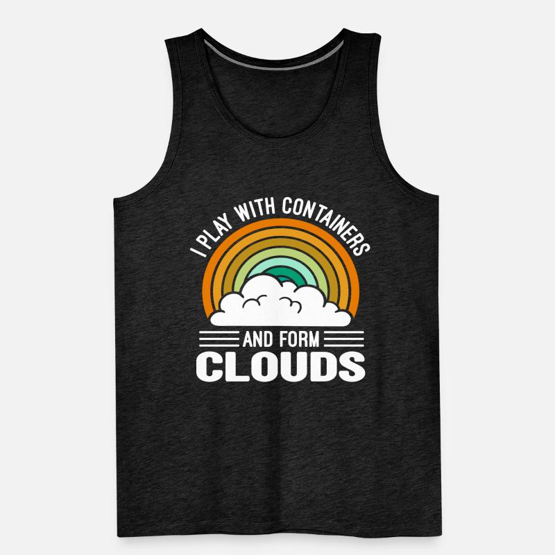 Cloud Computing Informatik Programmierung Dev Männer Premium Bio Tank Top