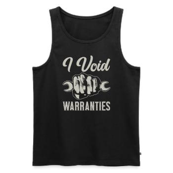 I Void Warranties Kfz Mechaniker LKW Mechatroniker - Männer Premium Bio Tank Top - Schwarz - Vorne - AI Model Male 178 light (178cm)