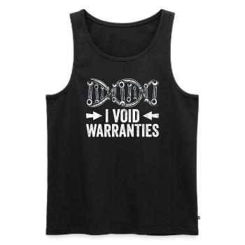 I Void Warranties Kfz Mechaniker LKW Mechatroniker - Männer Premium Bio Tank Top - Schwarz - Vorne - AI Model Male 178 light (178cm)