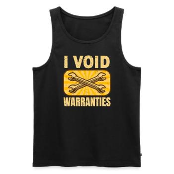 I Void Warranties Kfz Mechaniker LKW Mechatroniker - Männer Premium Bio Tank Top - Schwarz - Vorne - AI Model Male 178 light (178cm)