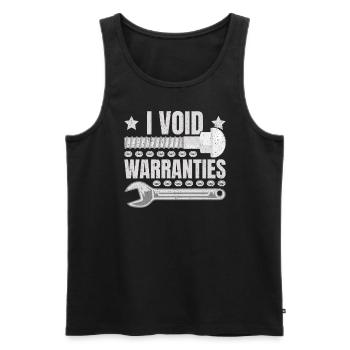 I Void Warranties Kfz Mechaniker LKW Mechatroniker - Männer Premium Bio Tank Top - Schwarz - Vorne - AI Model Male 178 light (178cm)
