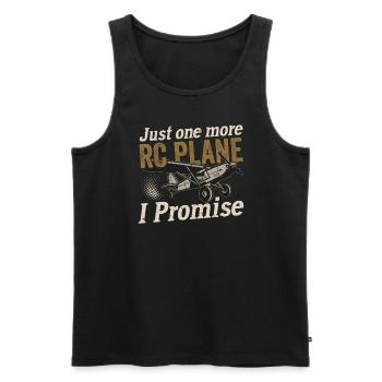 RC Airplane Model Making Model Airplane - Men's Premium Organic Tank Top - black - Front - AI Model Male 178 light (178cm)