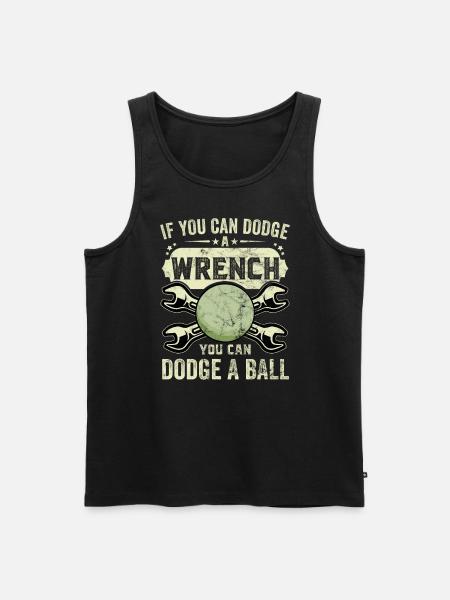 Dodgeball Team Sports - Men's Premium Organic Tank Top - black