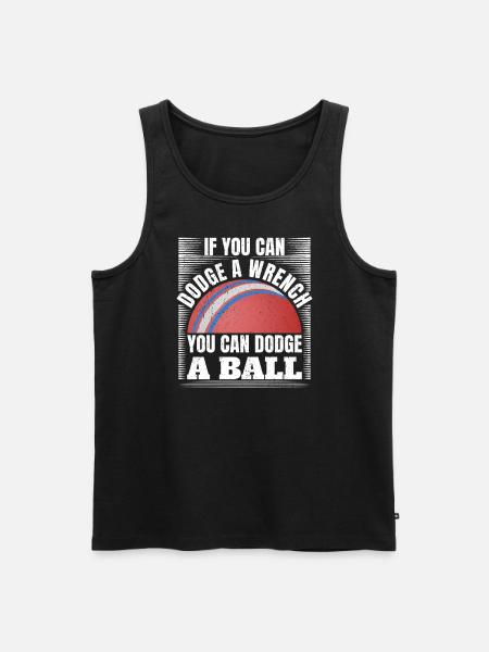 Dodgeball Team Sports - Men's Premium Organic Tank Top - black