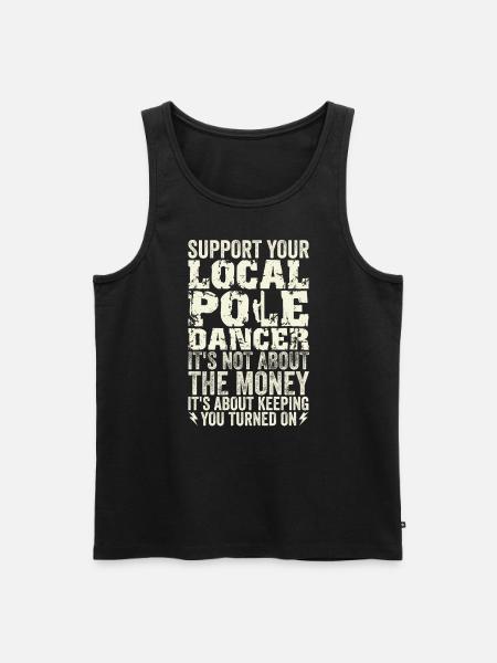 Hochspannungselektriker Stromnetz - Männer Premium Bio Tank Top - Schwarz